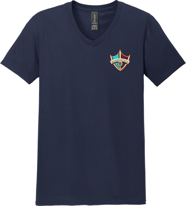 Delaware Ducks Softstyle V-Neck T-Shirt
